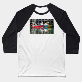 Three Ships in the Harbour Baseball T-Shirt